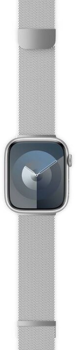 Epico ocelový pásek Milanese+ pro Apple Watch 38/40/41mm, stříbrná_1073164242
