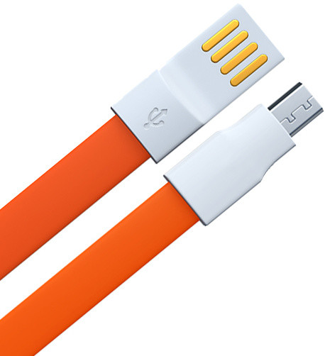Remax datový kabel USB/micro USB, 1,2m dlouhý, oranžová_565087759