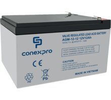 Conexpro baterie AGM-12-12, 12V/12Ah, Lifetime_858147021