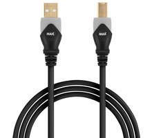 MAX MUCB100B kabel USB 2.0 1m, černá_248938525