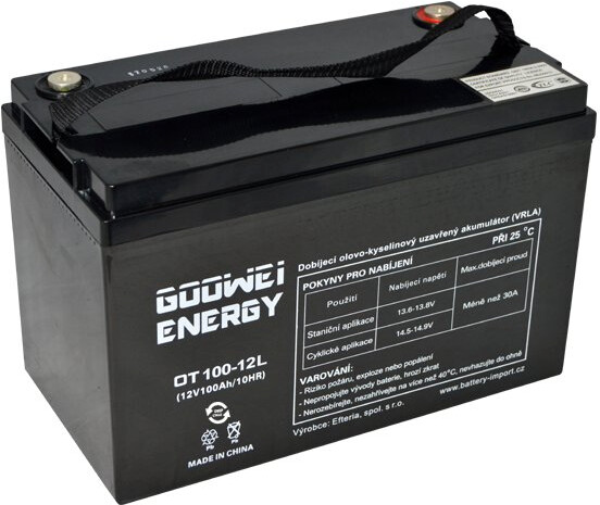 GOOWEI ENERGY OTL100-12 - VRLA GEL, 12V, 100Ah_52320318