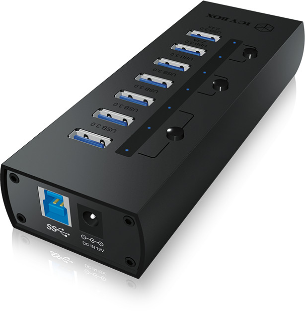 ICY BOX IB-AC6702, USB 3.0 Hub, 7-Port_297265834