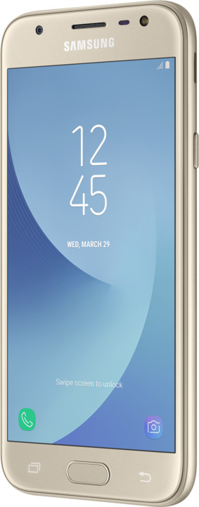 Samsung Galaxy J3 (2017), Dual Sim, LTE, 2GB/16GB, zlatá_200371436