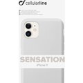 CellularLine ochranný silikonový kryt SENSATION pro Apple iPhone 11, bílá_1724471392