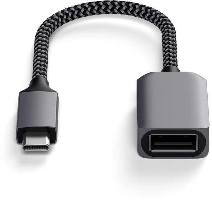 Satechi adaptér USB-C - USB-A 3.0, šedá_1490488880