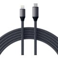 Satechi nabíjecí kabel USB-C - Lightning, 1.8m, šedá_21140333