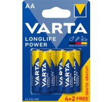 VARTA baterie Longlife Power AA, 4+2ks