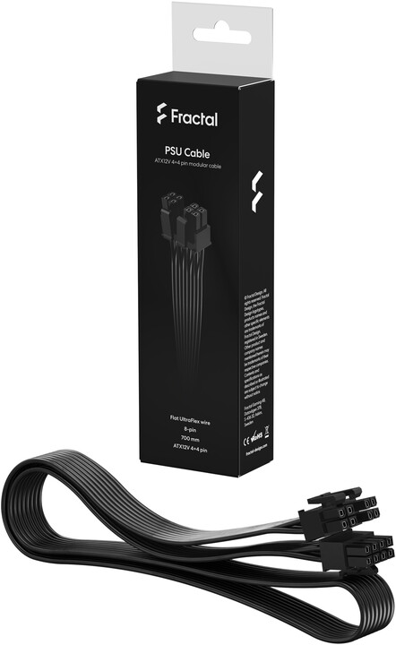 Fractal Design ATX12V 4+4 pin modular cable for ION series_977935397