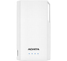 ADATA powerbanka S10000, externí baterie pro mobil/tablet 10000mAh, bílá_1037753734