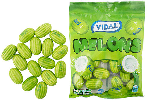 VIDAL Melons, žvýkačka, meloun, 90g_48525815