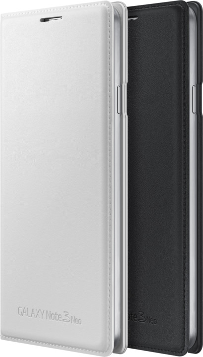 Samsung flipové pouzdro s kapsou EF-WN750BBE pro Galaxy Note 3 Neo černá_1898414860