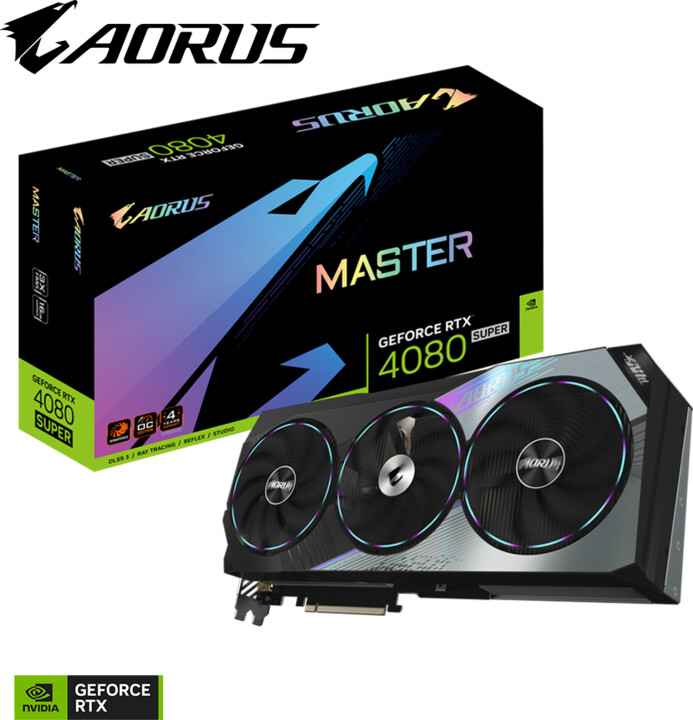 GIGABYTE AORUS GeForce RTX 4080 SUPER MASTER 16G, 16GB GDDR6X_1399519745
