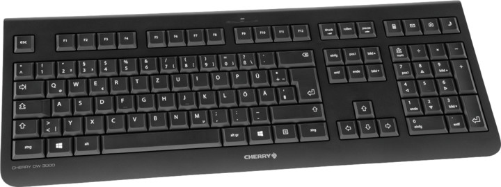 CHERRY set klávesnice a myši DW 3000, bezdrátová, CZ, černá_835558833