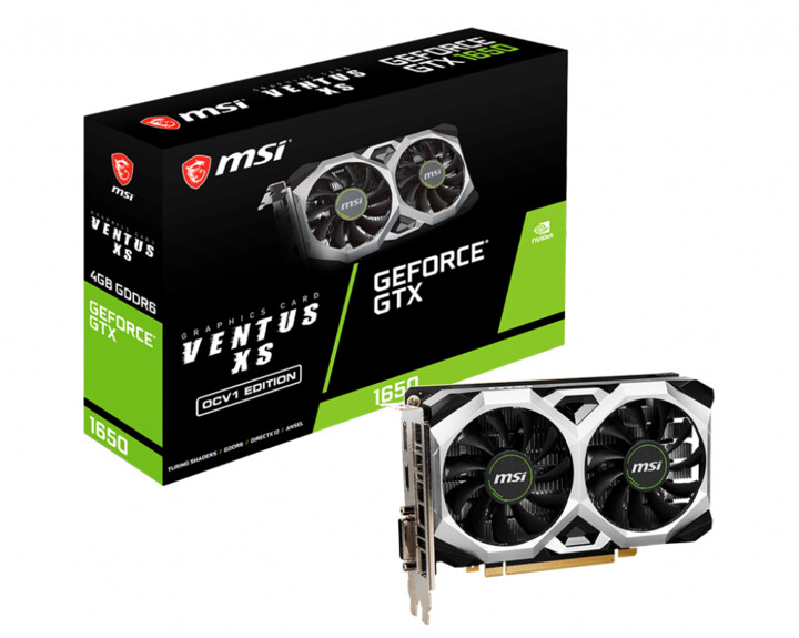 MSI GeForce GTX 1650 VENTUS XS D6 4G OCV1, 4GB GDDR6_1094362341