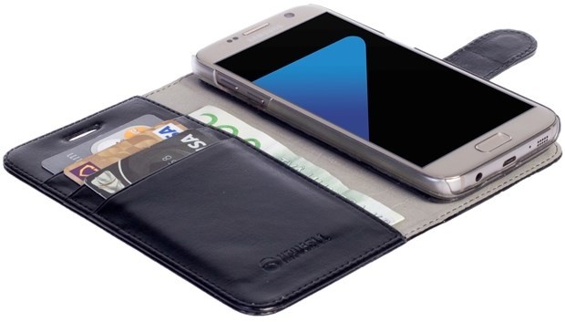 Krusell flipové pouzdro EKERÖ FolioWallet 2in1 pro Samsung Galaxy S7, černá_40776043