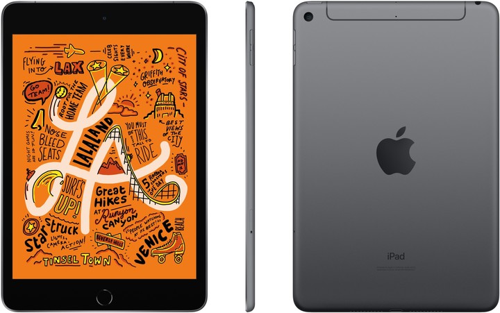 Apple iPad Mini, 64GB, Wi-Fi + Cellular, Grey, 2019 (5. gen.)_401859715