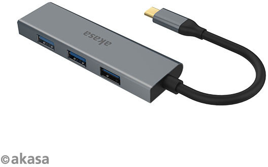 Akasa hub USB Type-C, 4x USB 3.0, 18cm_1385439941