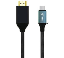 i-tec USB-C na HDMI kabel 4k / 60Hz, 1,5m, černá Poukaz 200 Kč na nákup na Mall.cz + O2 TV HBO a Sport Pack na dva měsíce