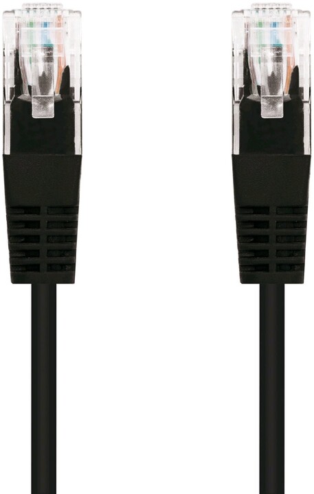 C-TECH kabel UTP, Cat5e, 0.5m, černá_1262262101