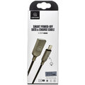 USAMS SJ418 Smart power off datový kabel Lightning, černá (EU Blister)_362054794