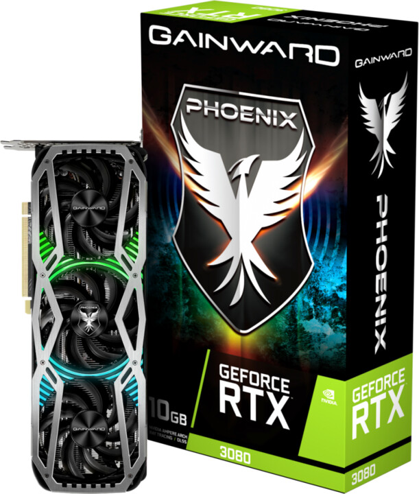 Gainward GeForce RTX 3080 Phoenix, LHR, 10GB GDDR6X_248716008