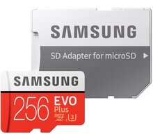 Samsung EVO Plus Micro SDXC 256 GB HS-I U3 + adaptér_1825956033