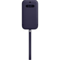 Apple kožený návlek s MagSafe pro iPhone 12 Pro Max, tmavě fialová_1205013354