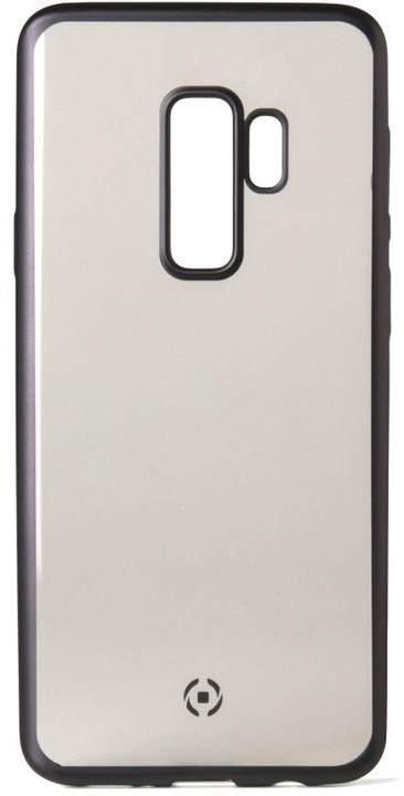 CELLY Laser TPU pouzdro - lemování s matným kovovým efektem pro Samsung Galaxy S9, černé_265929864