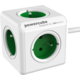 PowerCube EXTENDED prodlužovací přívod 1,5m - 5ti zásuvka, zelená