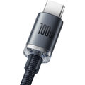 Baseus nabíjecí / datový kabel Crystal Shine Series USB-A - USB-C, 100W, 2m, černá_1772320626