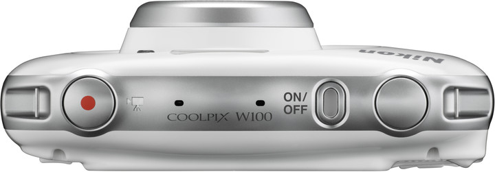 Nikon Coolpix W100, bílá + Backpack kit_242063498