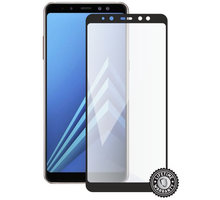 Screenshield ochrana displeje Tempered Glass pro Samsung Galaxy A8 (2018) (full cover), černá_866391907