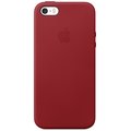 Apple kožený kryt na iPhone SE (PRODUCT)RED, červená_1803024706
