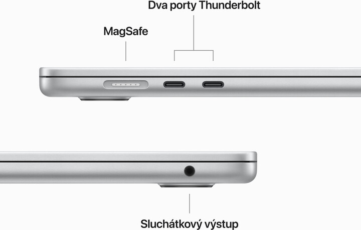 Apple MacBook Air 15, M2 8-core/24GB/2TB SSD/10-core GPU, stříbrná (M2 2023)_768973796