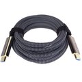 PremiumCord optický fiber kabel, Ultra High Speed HDMI 2.1, 8K@60Hz, zlacené, opletený, 15m_1141282644