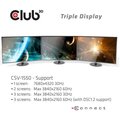 Club3D video hub MST, USB-C - 3x DisplayPort_1417833581