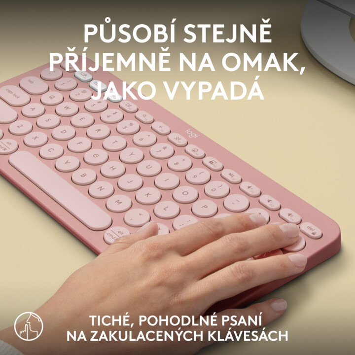 Logitech Pebble Keyboard 2 K380s, rose_199238524