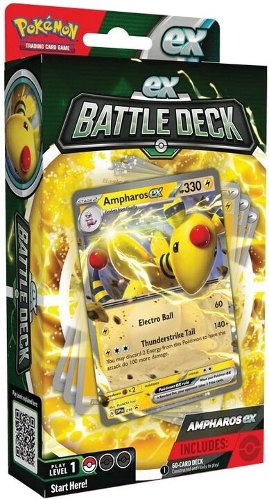 Karetní hra Pokémon TCG - Ampharos ex Battle Deck_1381293403