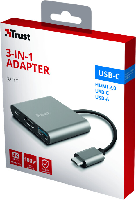 Trust adaptér Dalyx 3v1 USB-C_932751879