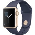 Apple Watch Series 38mm Gold Aluminium Case with Midnight Blue Sport Band_1880084087