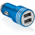 GoGEN autonabíječka, kovový bezpečnostní hrot, 2x USB, modrá_1414956284