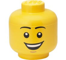 Úložný box LEGO Hlava - šťastný chlapec (L)_581836823
