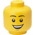 Úložný box LEGO Hlava - šťastný chlapec (L)_581836823