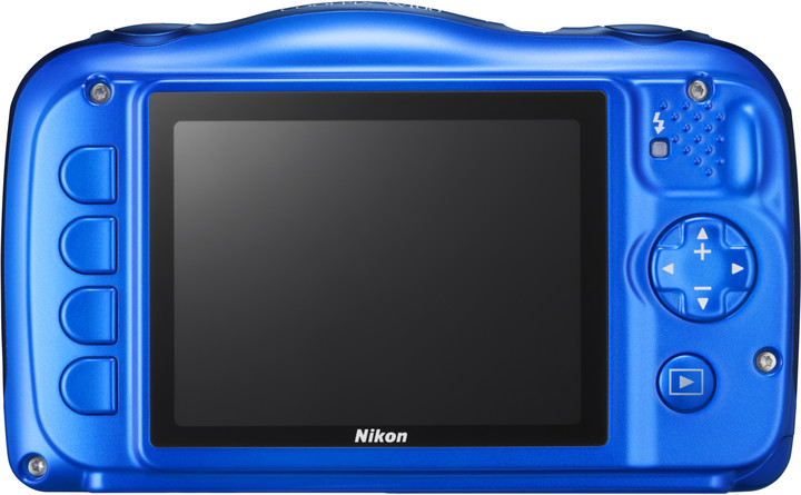 Nikon Coolpix W100, modrá + Backpack kit_233338657
