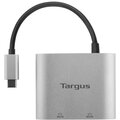 Targus adaptér USB-C - 2x HDMI, M/F, 4K, stříbrná_894426721