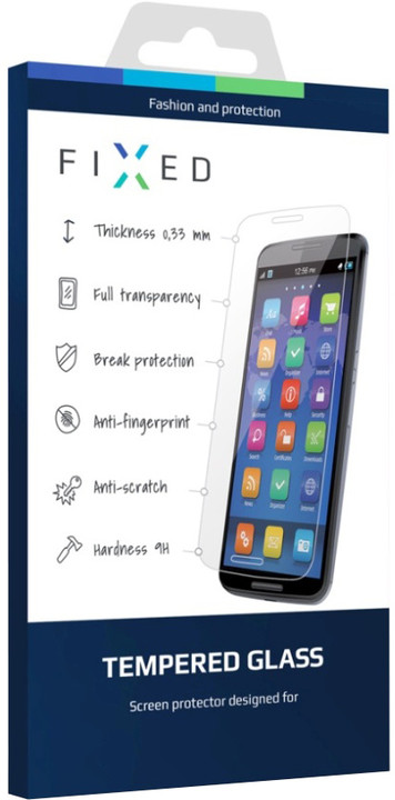 FIXED ochranné tvrzené sklo pro Apple iPhone 7 přes celý displej, bílé, 0.33 mm_2006049545
