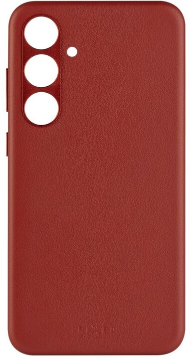 FIXED kožený zadní kryt MagLeather s podporou Magsafe pro Samsung Galaxy S24+, červená_121433012