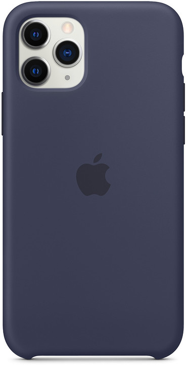 Apple silikonový kryt na iPhone 11 Pro, půlnočně modrá_454750004