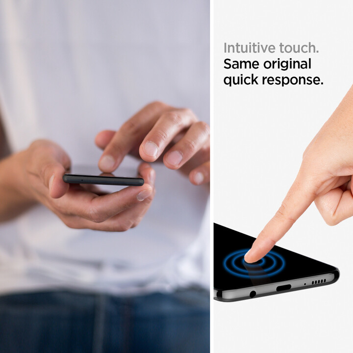 Spigen ochranné sklo AlignMaster FC pro Samsung Galaxy A51, černá_986555288