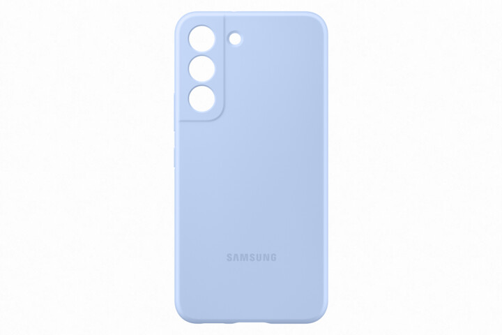 Samsung silikonový zadní kryt pro Galaxy S22, světle modrá_1990571336